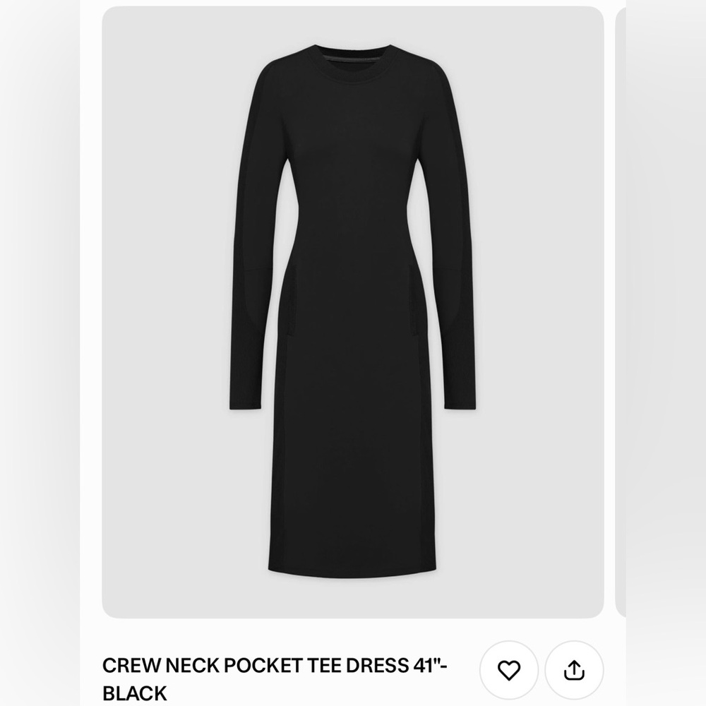 Meli Crew Neck Pocket Dress